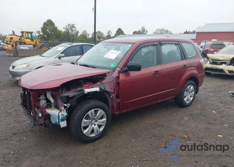 2009 Subaru Forester 2.5X from USA, damaged, VIN JF2SH616X9H791161